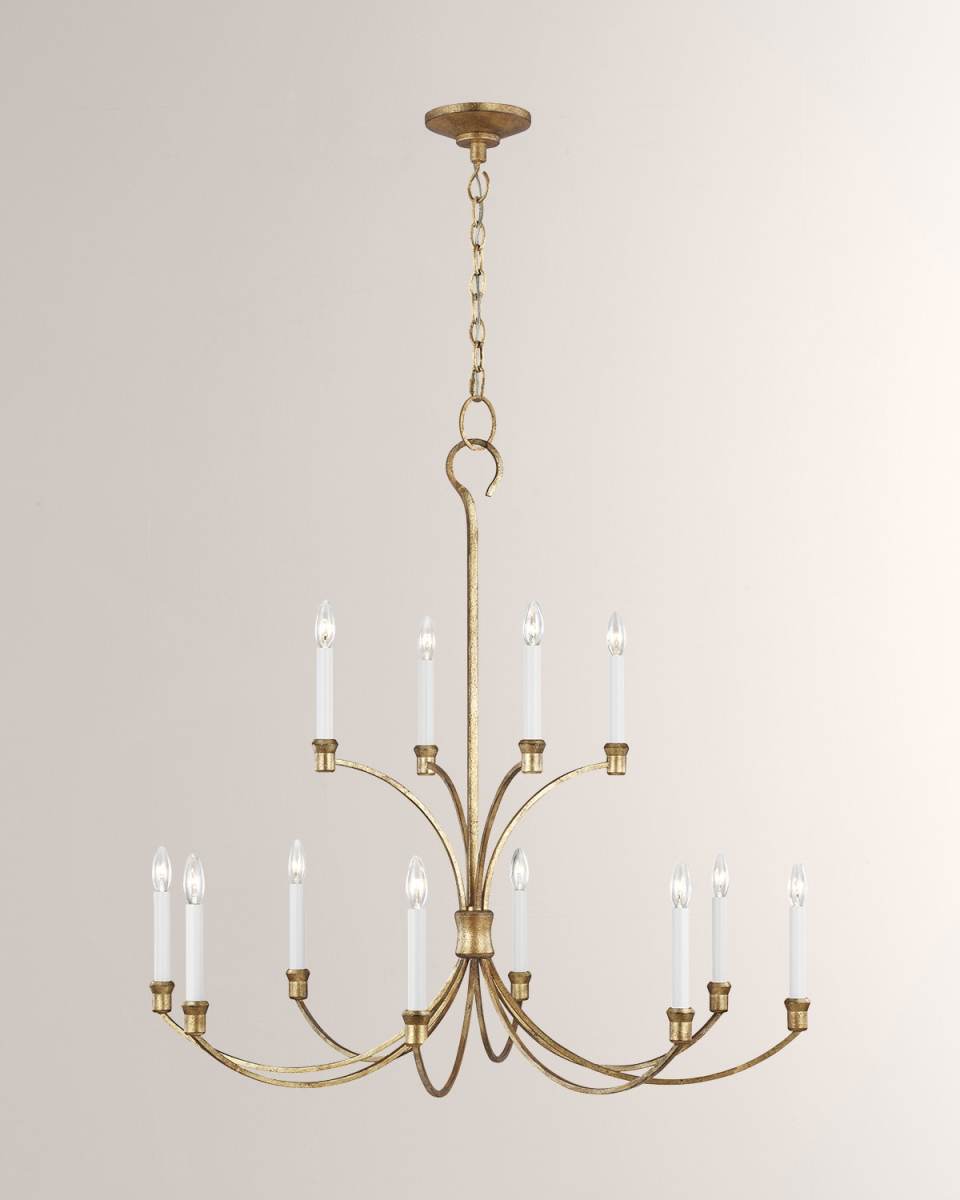 12 - Light Chandelier Westerly By Chapman & Myers